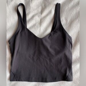 lululemon athletica Black Crop Top